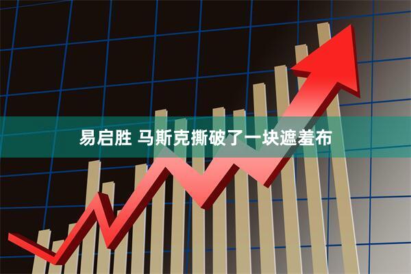 易启胜 马斯克撕破了一块遮羞布