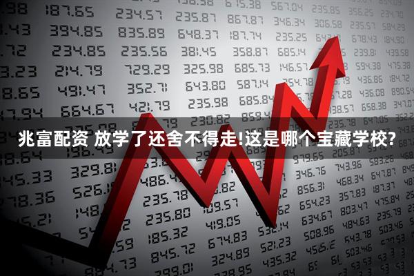 兆富配资 放学了还舍不得走!这是哪个宝藏学校?